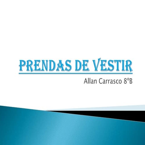 Prendas de vestir