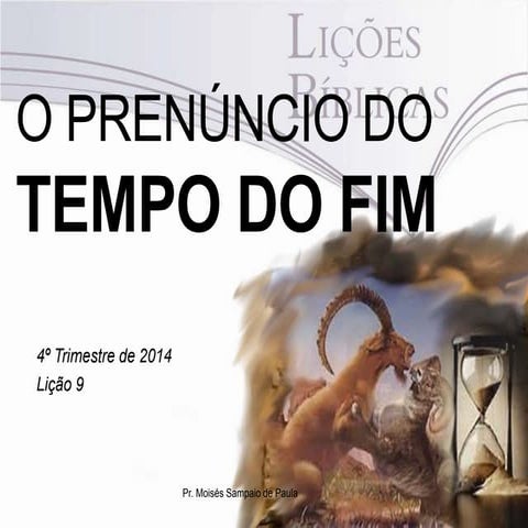 Prenúncio do tempo do fim