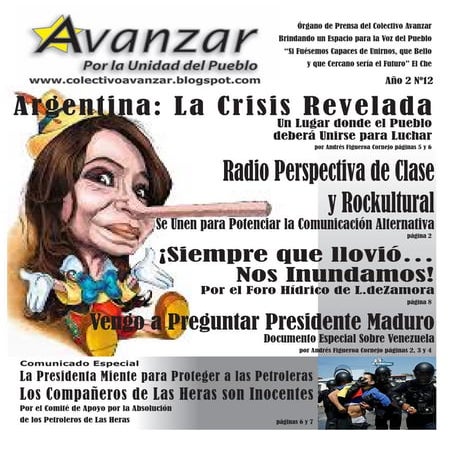 Prensa Avanzar Nº12 - Marzo 2014