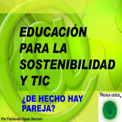 Educación para la Sostenibilidad y TIC