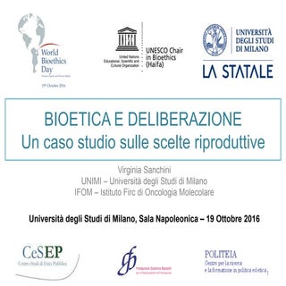Bioetica e Deliberazione - Virginia...