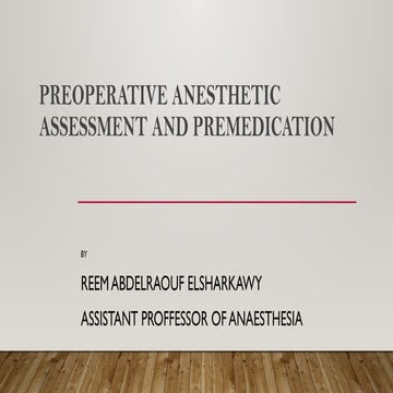 Pre-anaesthetic evaluation.ppt