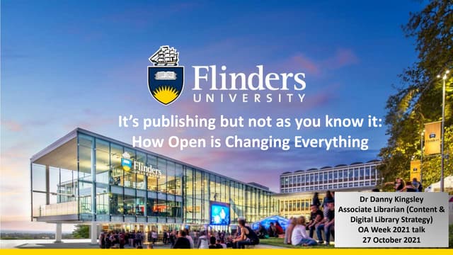 It’s publishing but not as you know it: How Open is Changing Everything