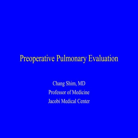 Gupta indices for postop pulmonary complications | PPTX
