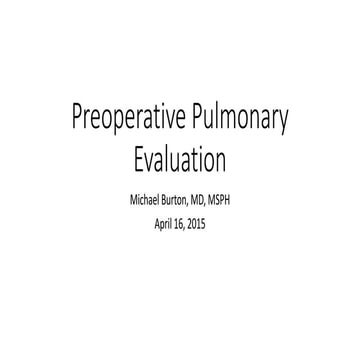 Preop pulmonary evaluation 4 16-15