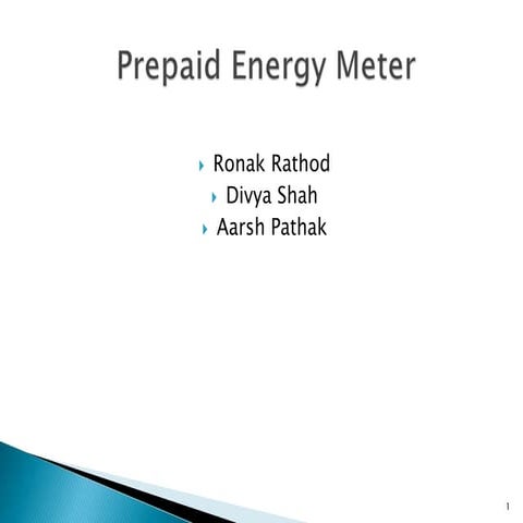 Prepaid Energy Meter