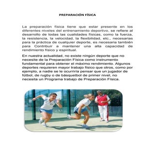 Preparación física