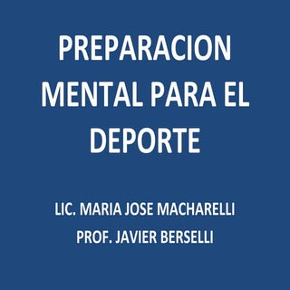 Presentacion para jovenes deportistas