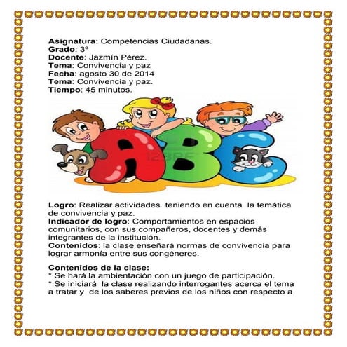 convivencia escolar sana