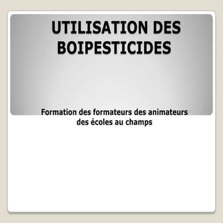 Preparation bios pesticides