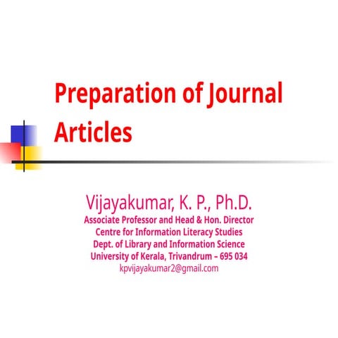 How to Preparation of journal articles.ppt