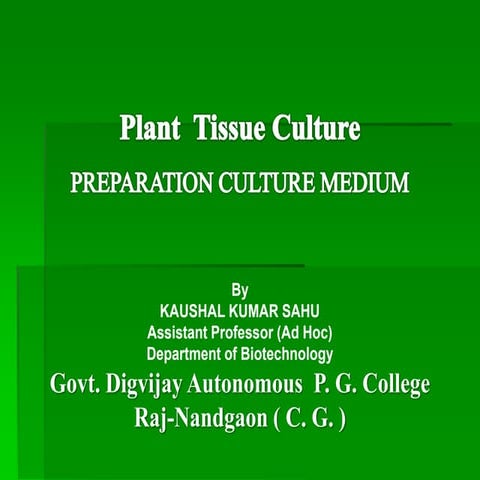plant tissue culture medium 