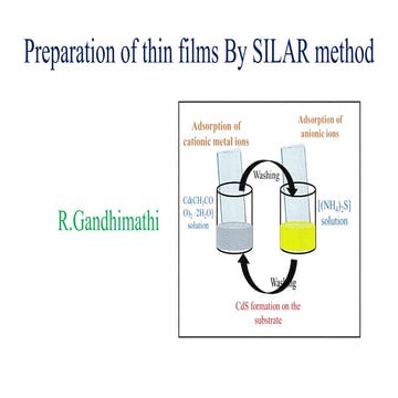 Preparation of thin films