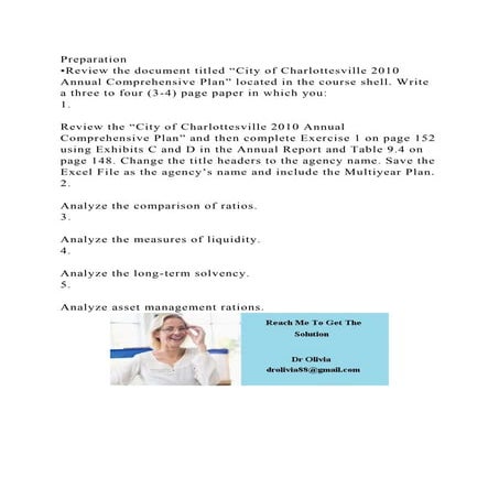 Preparation•Review the document titled City of Charlottesville 20.docx