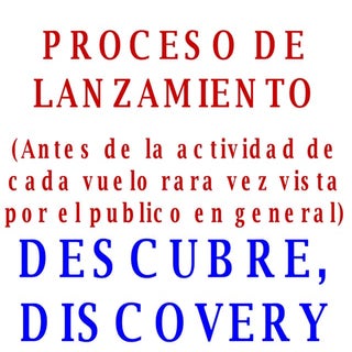 Preparativos Para Lanzar El Discovery