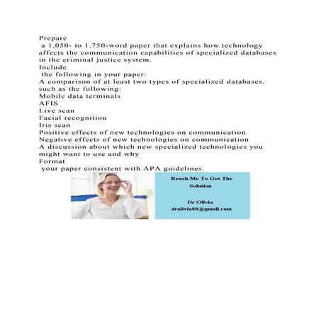 Prepare a 1,050- to 1,750-word paper that explains how technology .docx