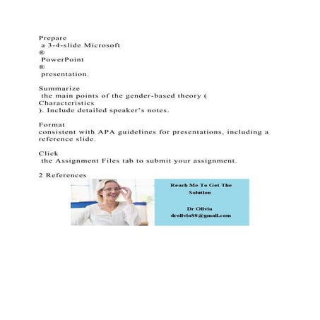 Prepare a 3-4-slide Microsoft® PowerPoint® presentation..docx