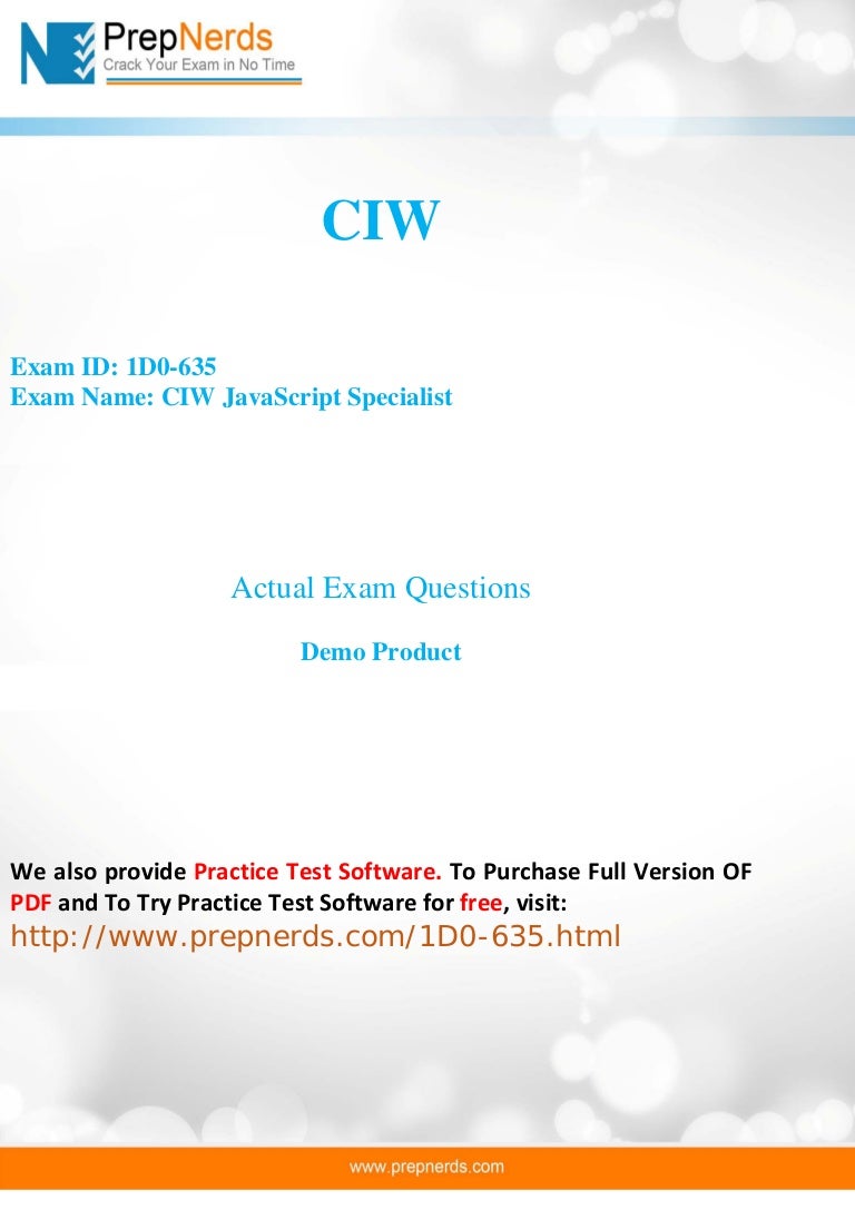 1D0-623 PDF