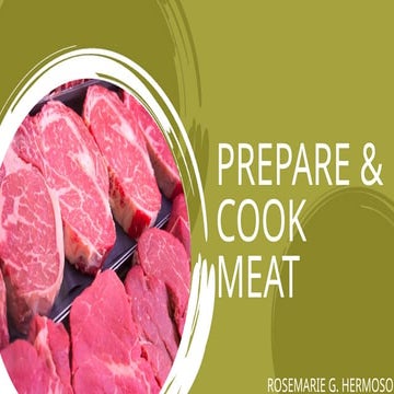 Technology and Home Economics Prepare & Cook meat.pptx