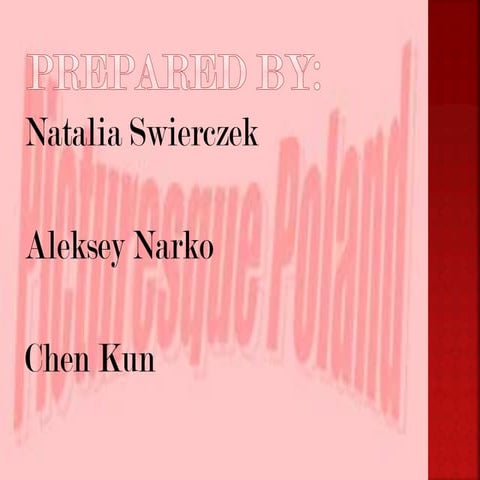 Business Plan: Picturesque Poland