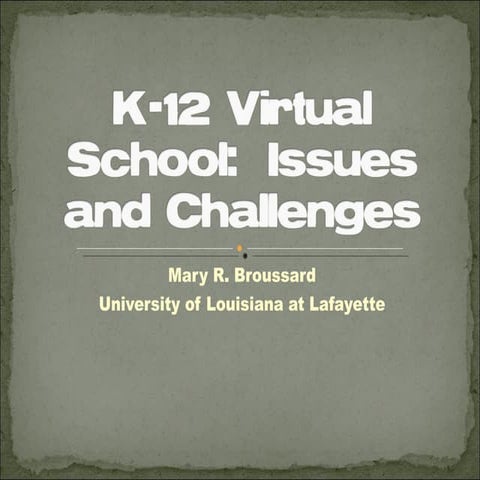 VS Preparedness and Ongoing Support- Mary Broussard