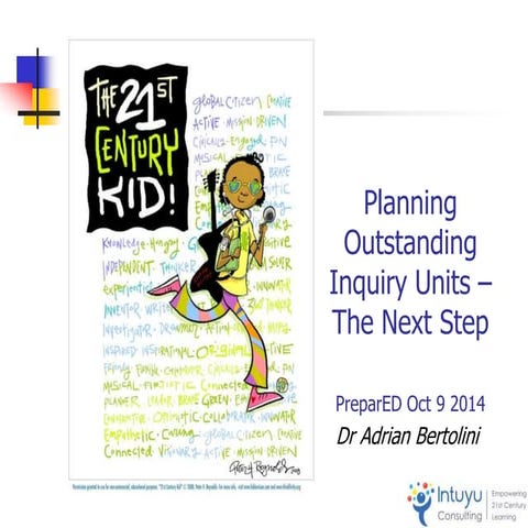 Prepare d planning outstanding inquiry units- Next Steps Oct 2014
