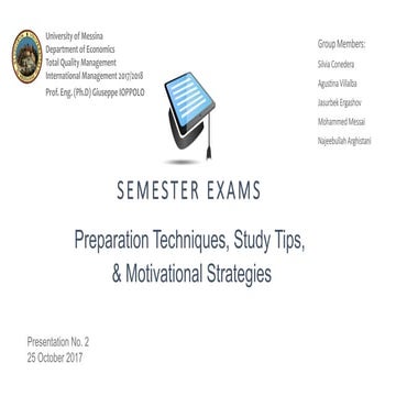 How to Prepare for your exams