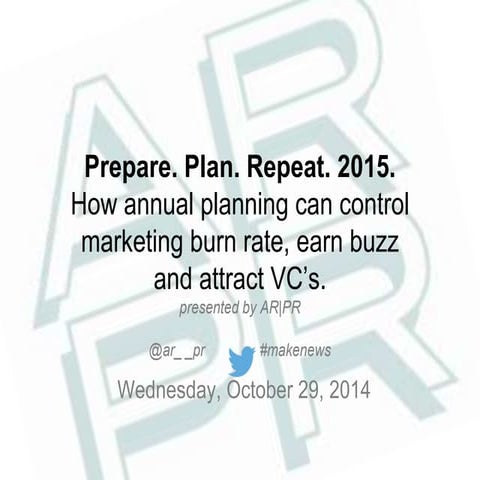 Meaningful metrics for annual marketing plans | PPTX