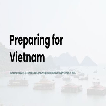 Preparing for Vietnam – Your Complete 2026 Travel Guide | PDF