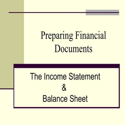 Preparing financial documents2