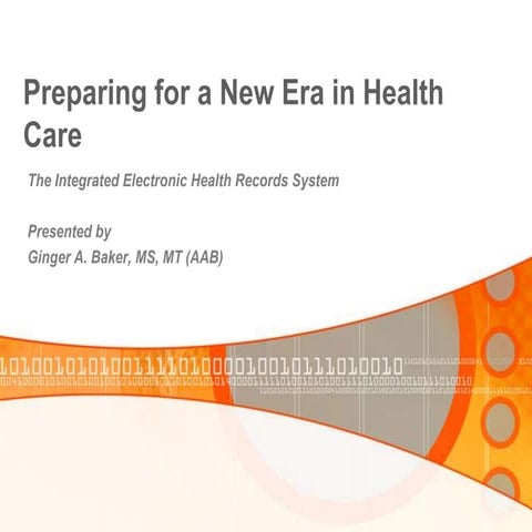 Preparing For A New Era In Health Care   Baker