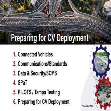 Preparing for CV Deployment   read ahead 9-8-18