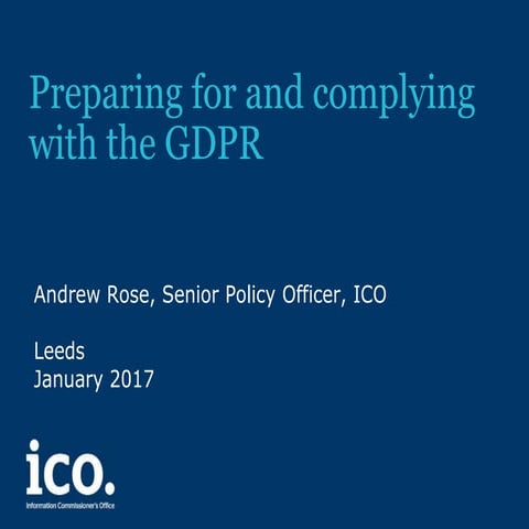 Preparing for general data protection regulations (gdpr) within the hous...