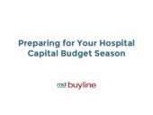 Preparing for Your Hospital Capital...