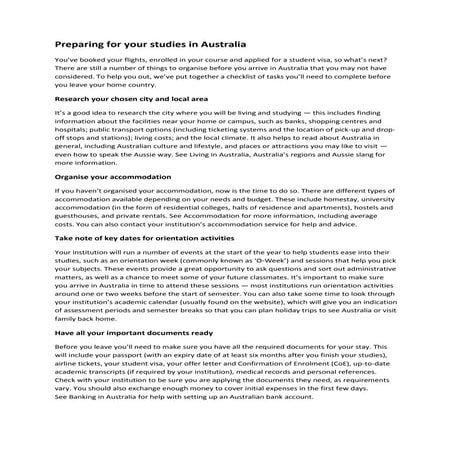 The Ultimate Guide To Navigating The Student Visa Process | PDF