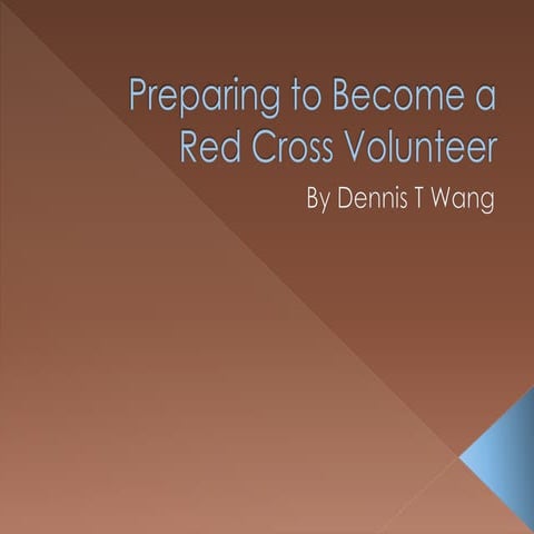 Preparing to Become a Red Cross Volunteer