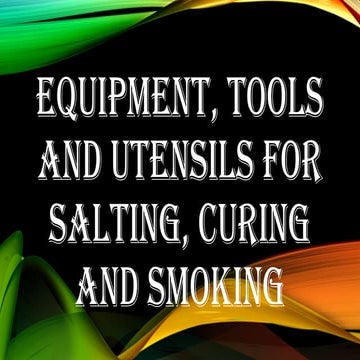 preparing tools and equipment in food processing.pptx