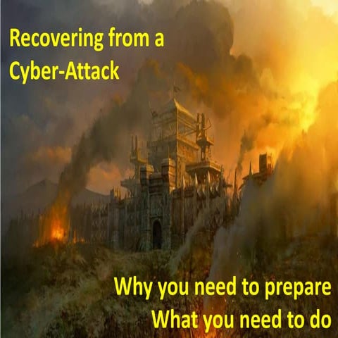 Preparing to recover from a cyber attack | PDF