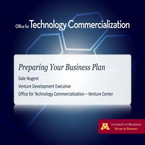 Preparing Your Business Plan