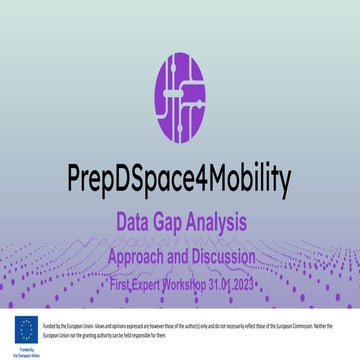 PrepData4Mobilty Data Gap Analysis - Approach and Discussion.pptx