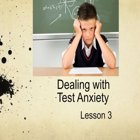 Test / Exam Anxiety | PPTX