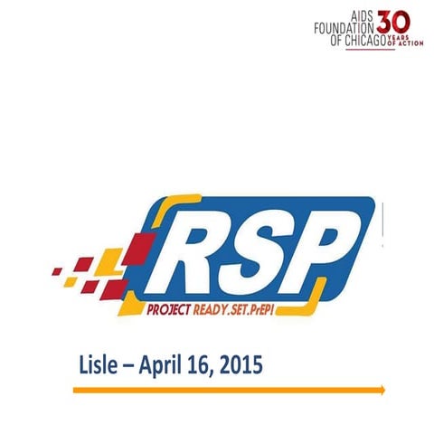 PrEP training slides - Lisle, April 16, 2015