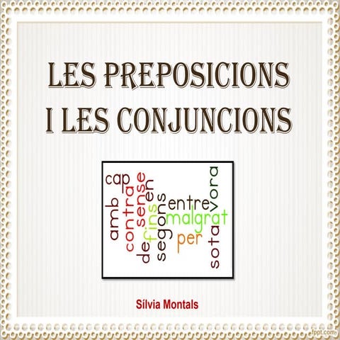 Preposicions i conjuncions