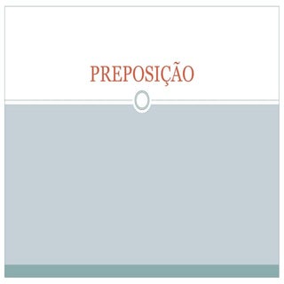 Preposição