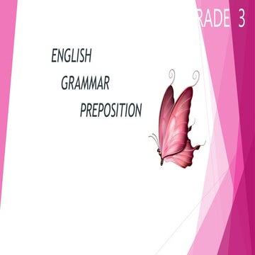 Preposition | PPTX