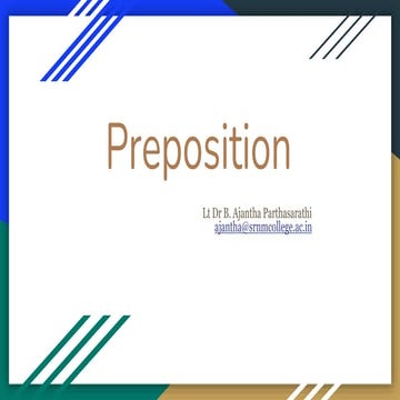 Preposition