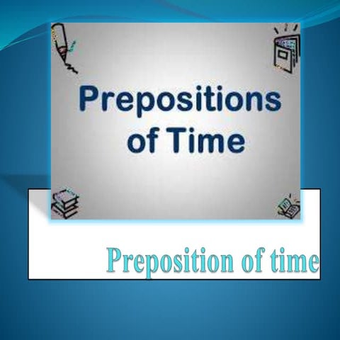 Preposition of-time