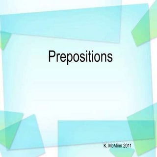 Preposition ppt