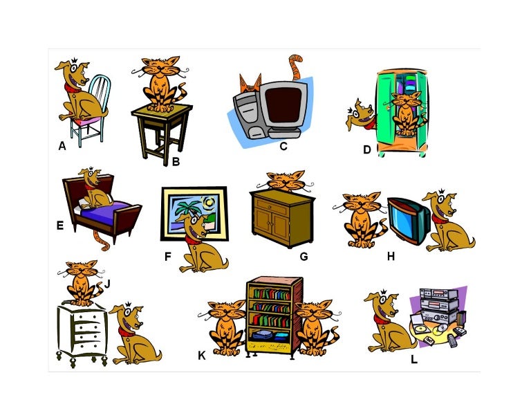 Prepositions Of Place Pictures