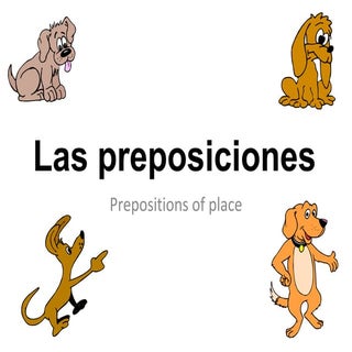 Prepositions of place